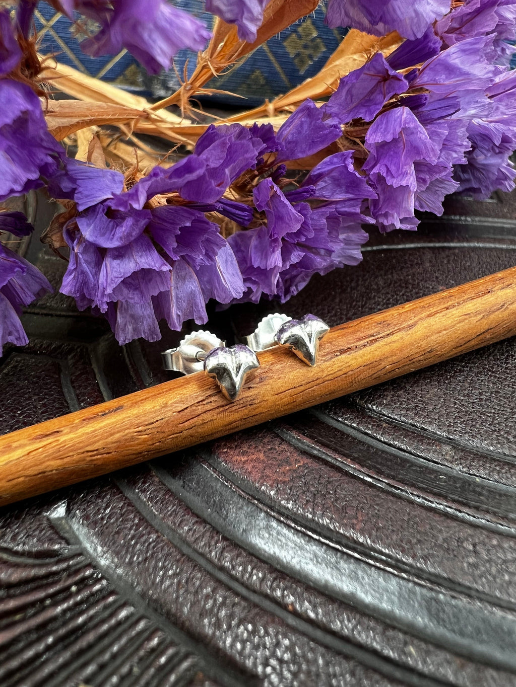 Mini Leaf Earring Studs