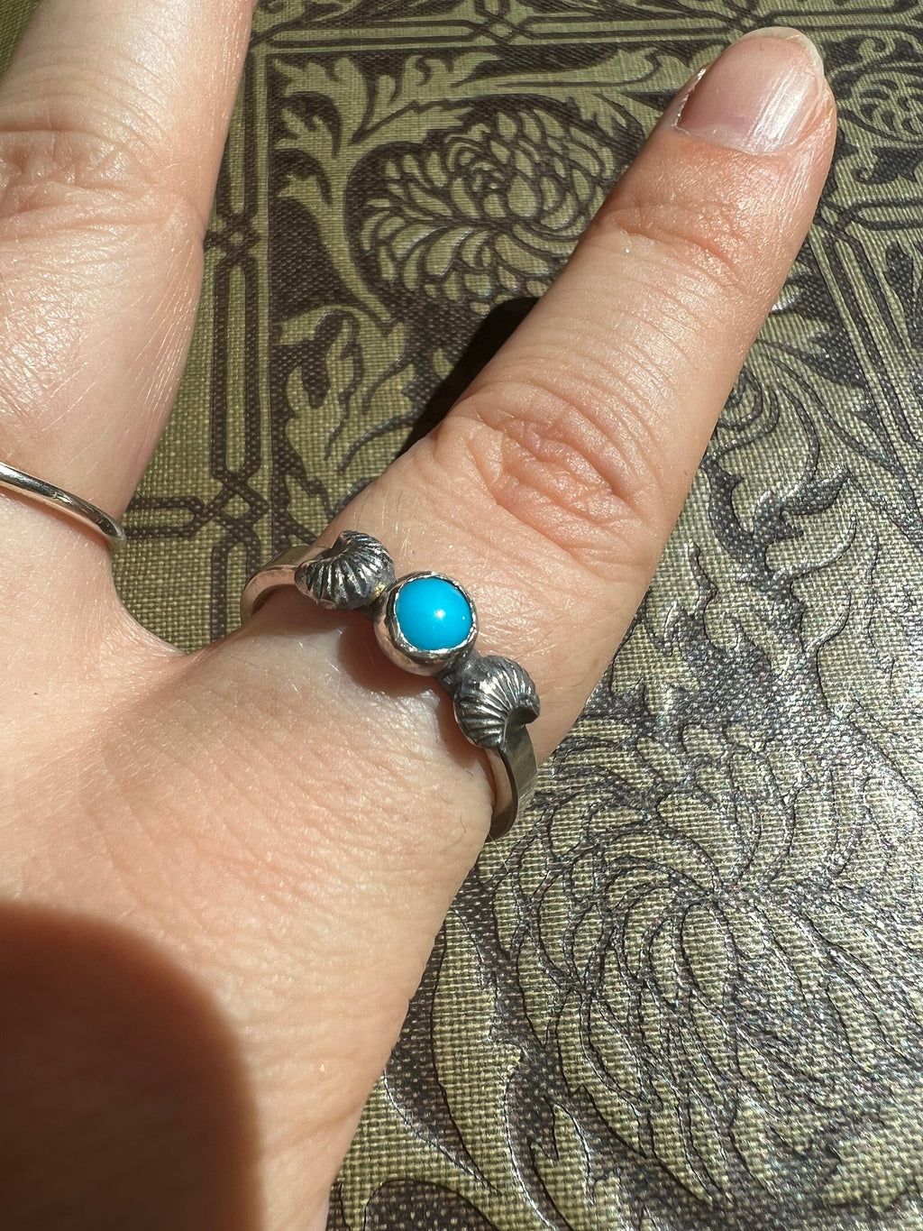 Turquoise Moon Ring