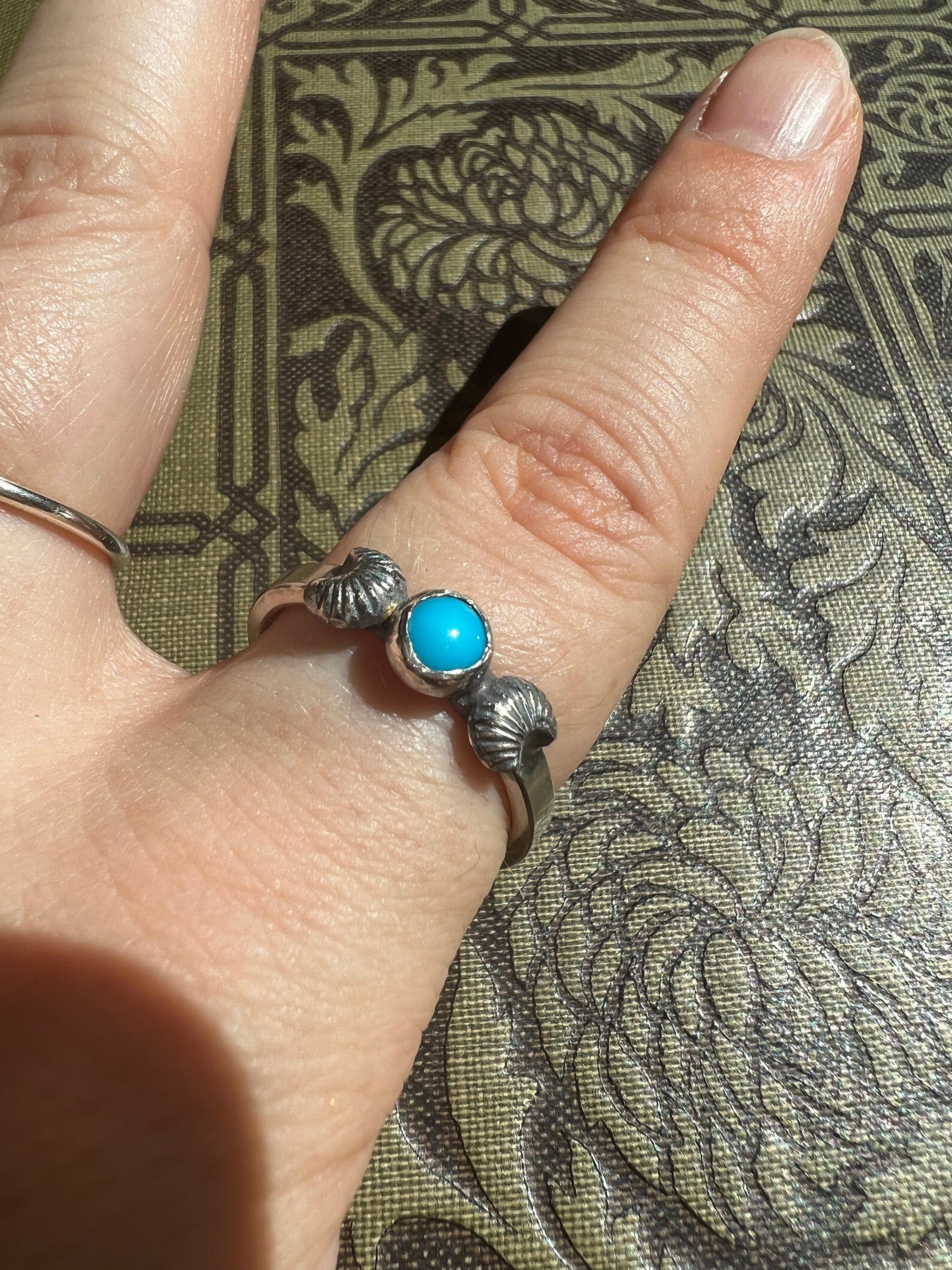 Turquoise Moon Ring