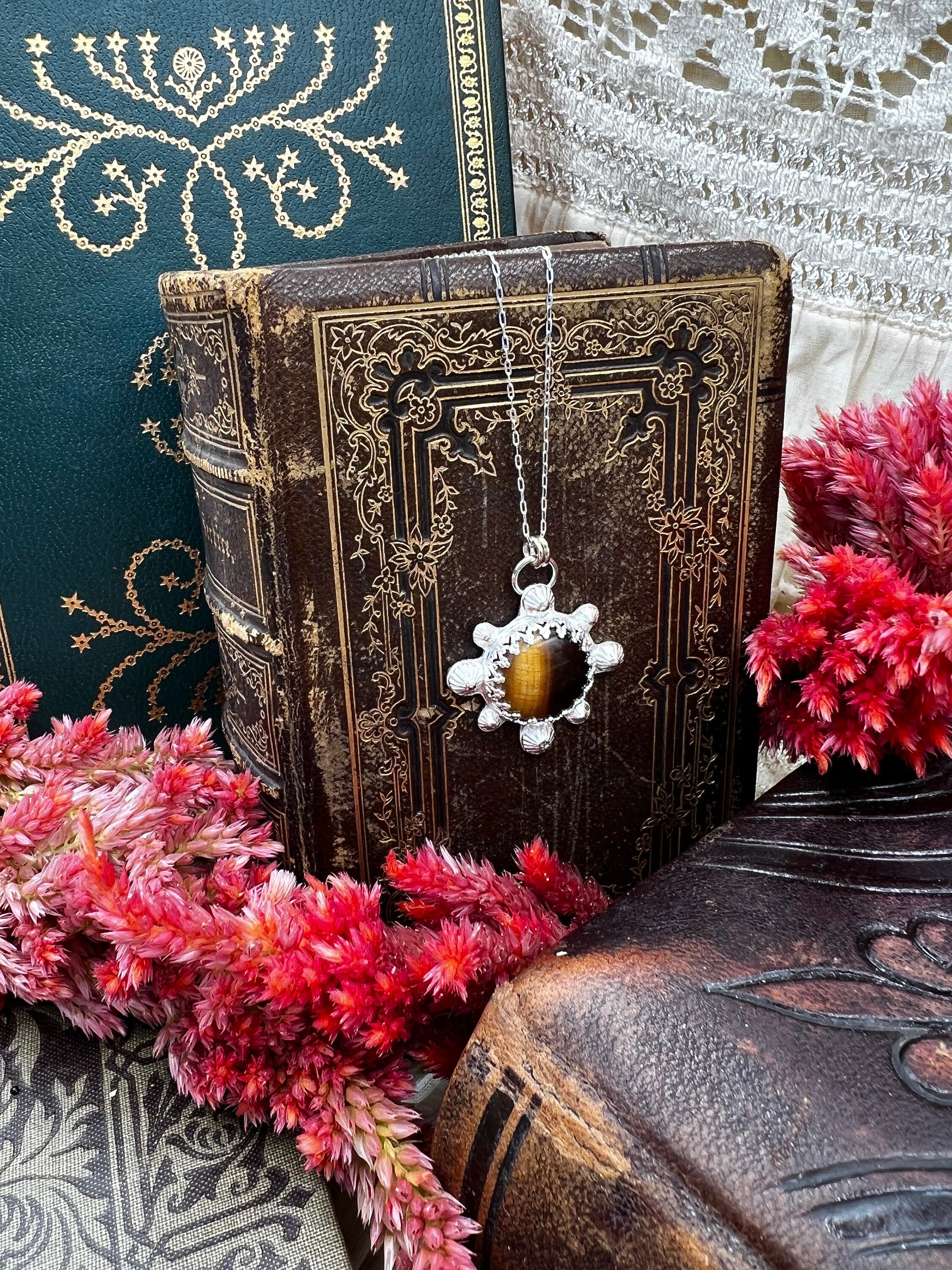 Sunburst Tigers Eye Pendant