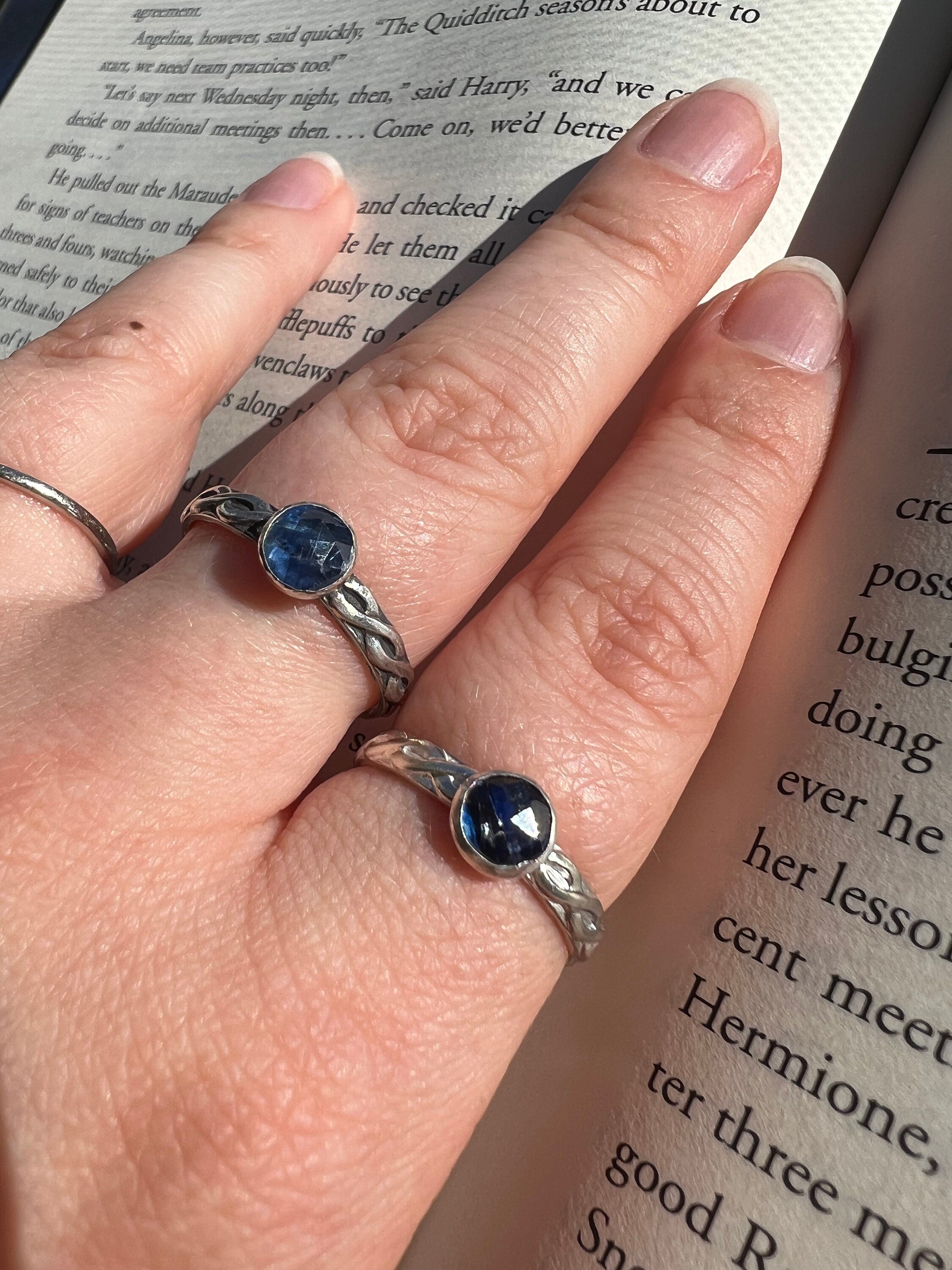 Kyanite Blue Ocean Ring