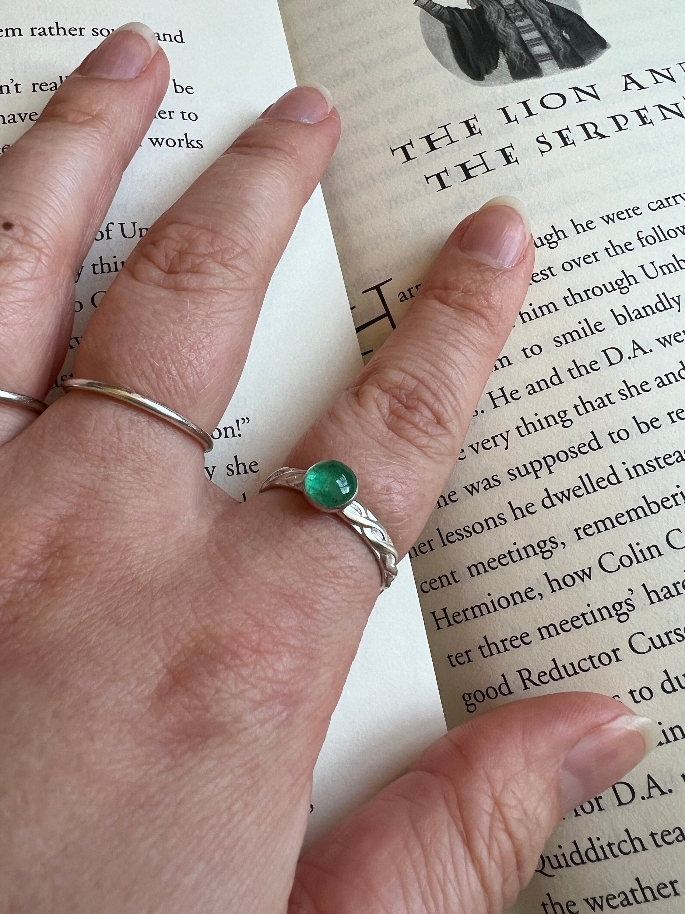 Emerald Vine Ring