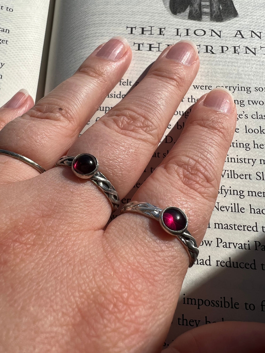 Red Garnet Ring