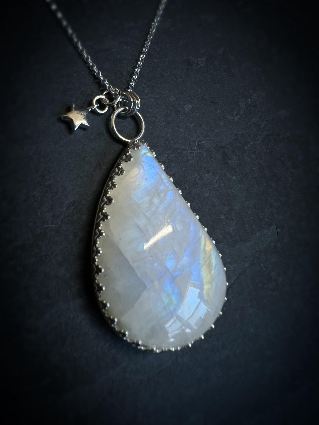 North Star & Moonstone Necklace