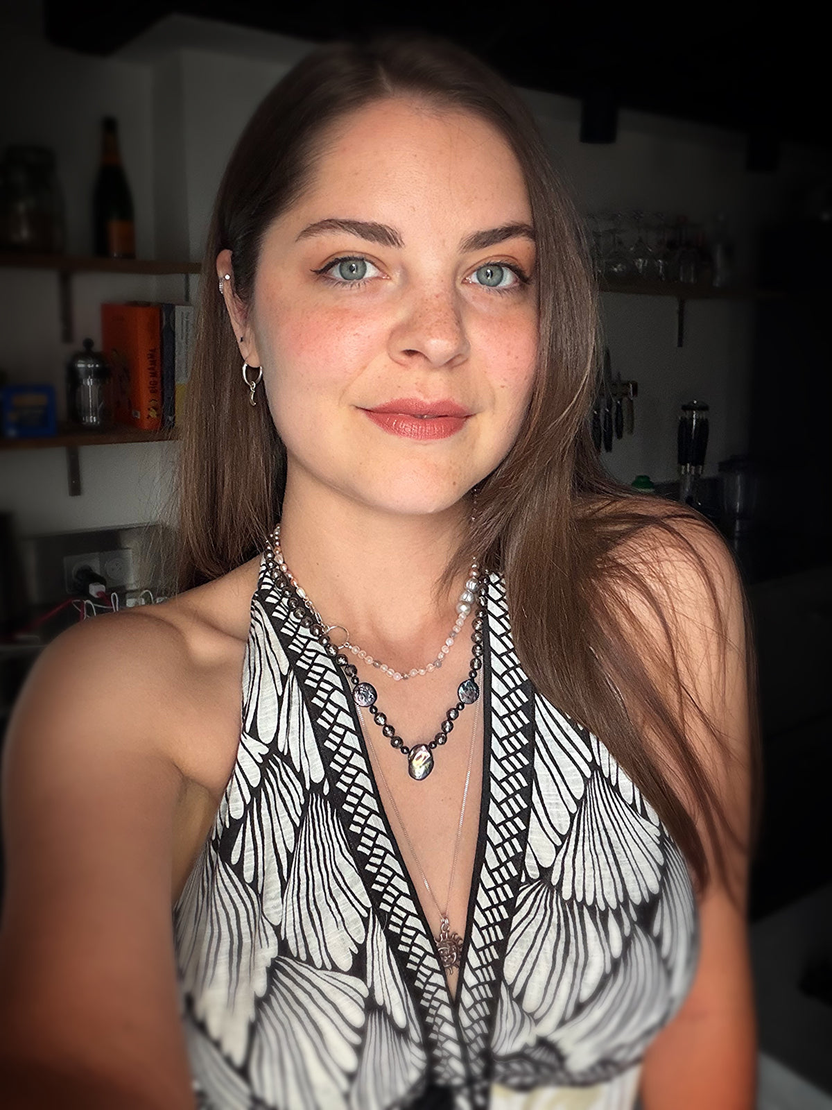 Black Pearl Baroque Necklace