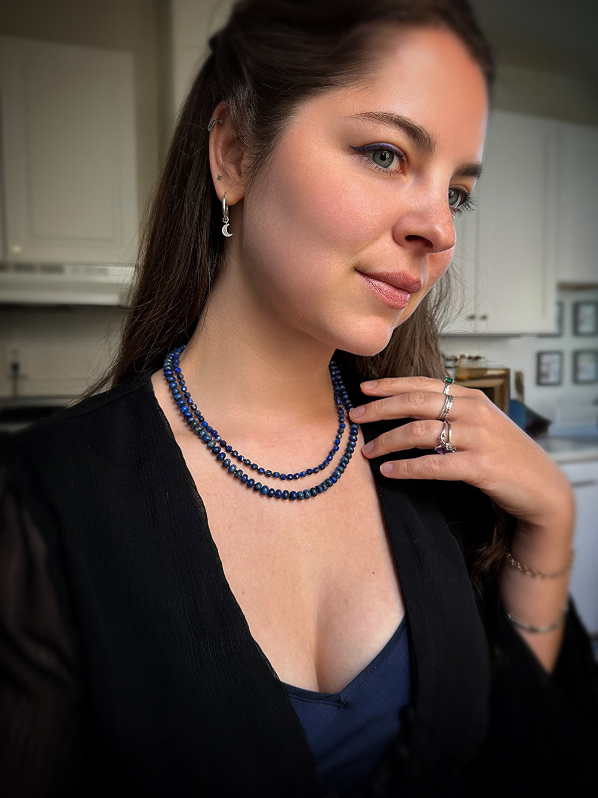 Lapis Lazuli Double Strand Necklace