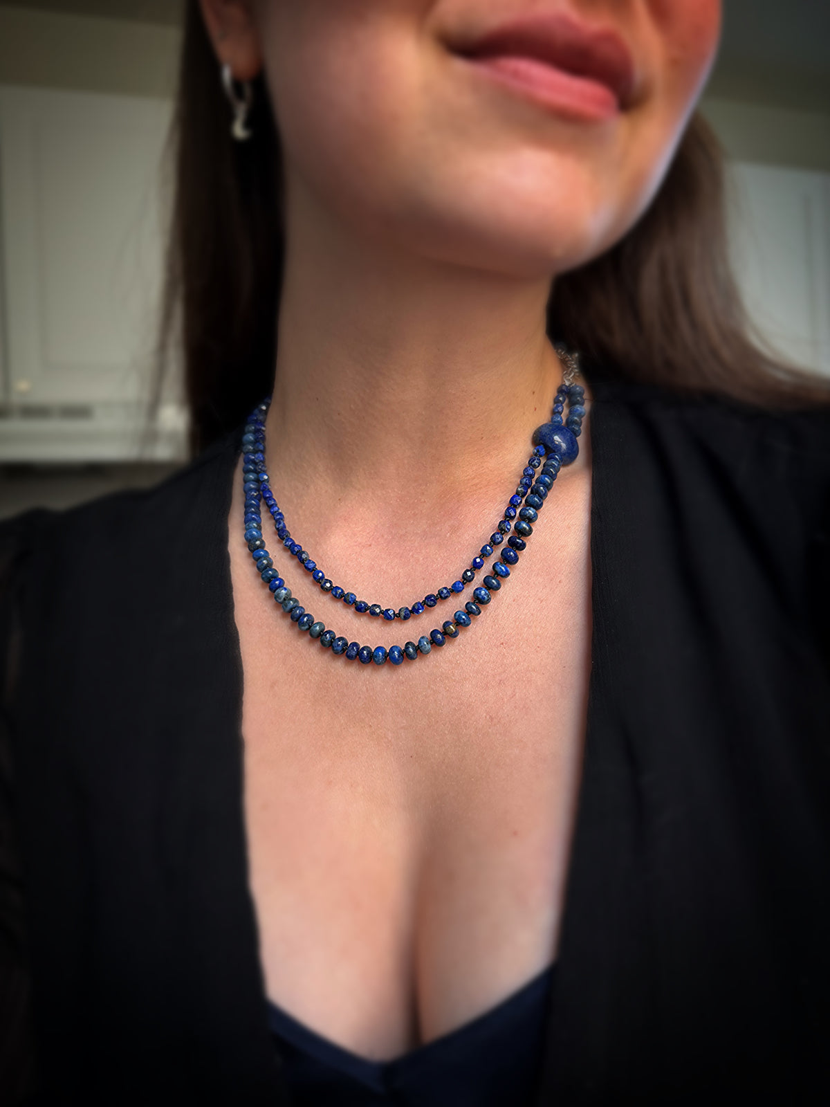 Lapis Lazuli Double Strand Necklace