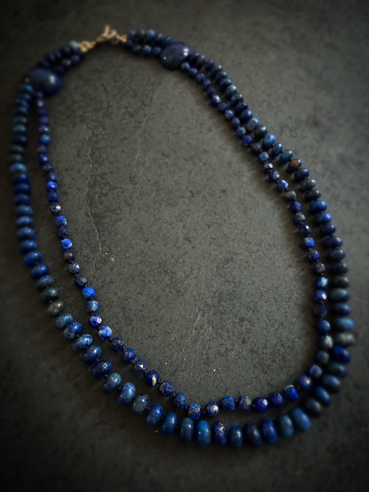 Lapis Lazuli Double Strand Necklace