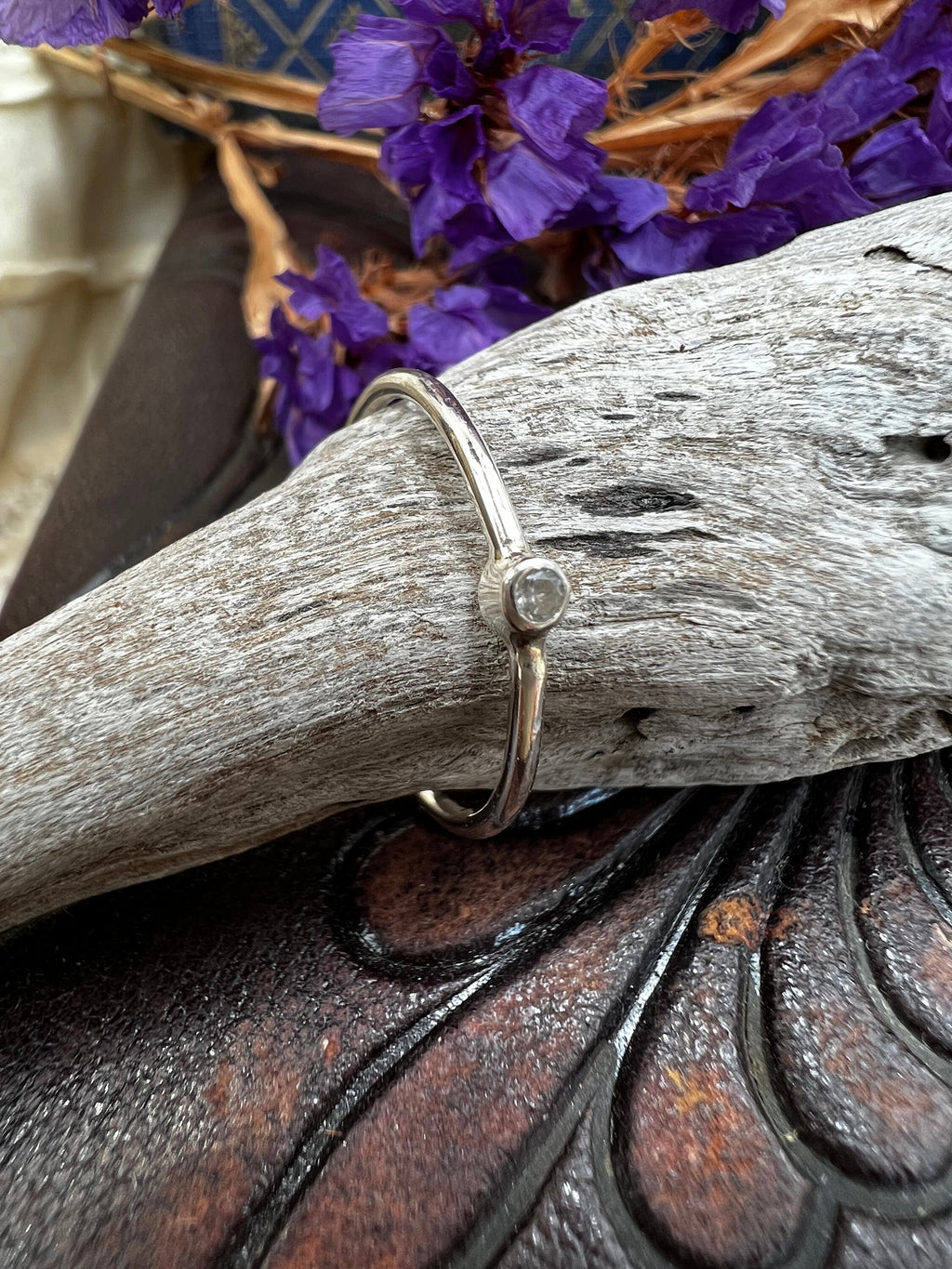 Starlight CZ Stacking Ring