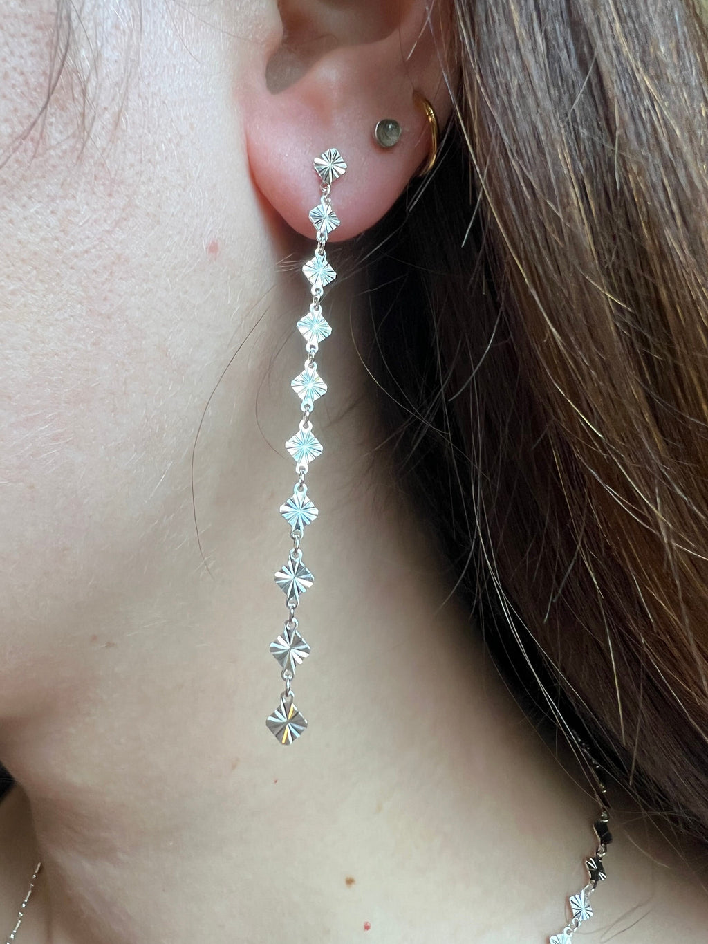 Starlight Chain Dangling Earrings