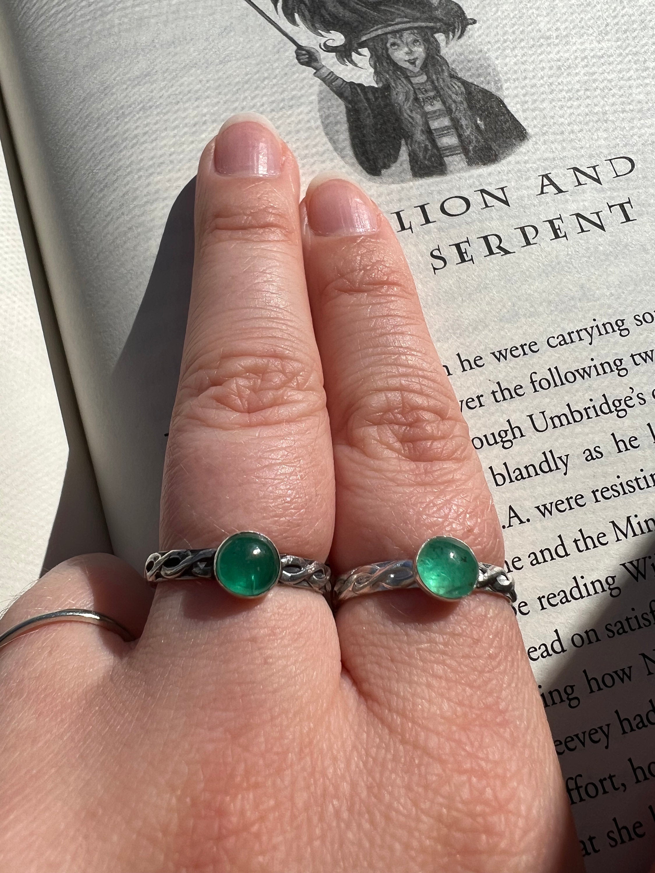Emerald Vine Ring