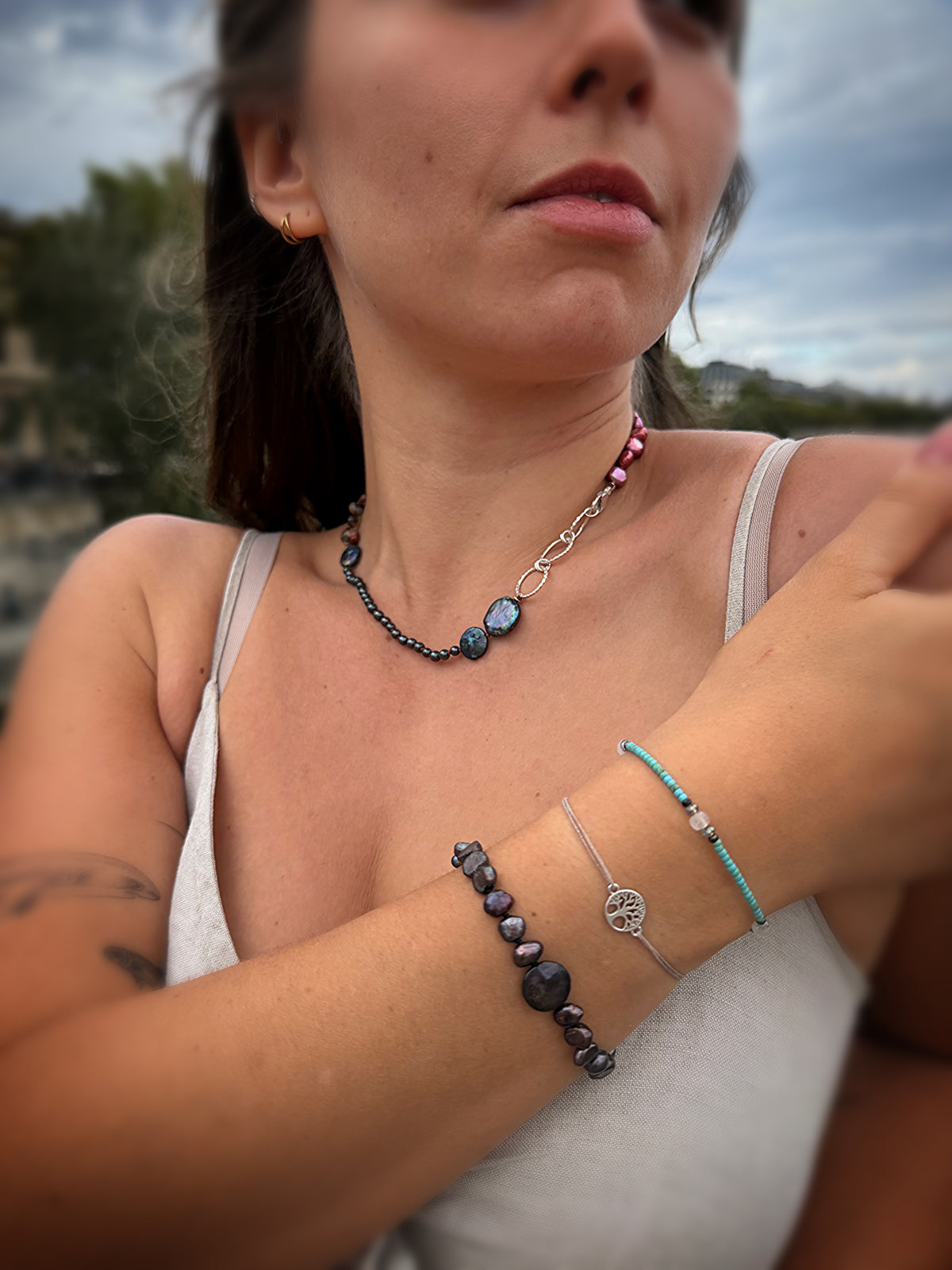 Black Pearl Bracelet