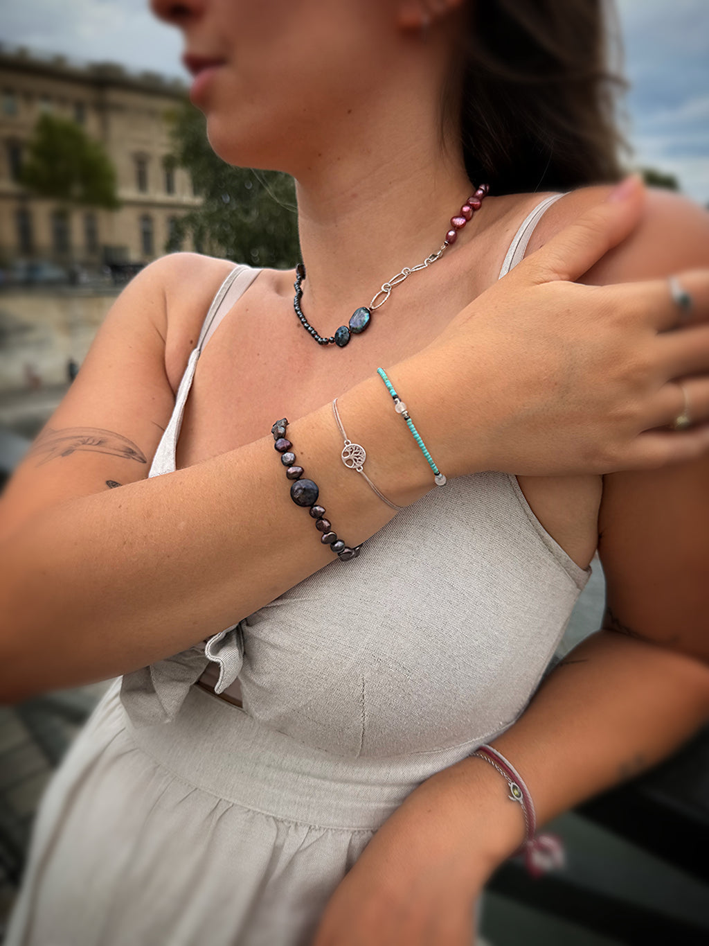 Black Pearl Bracelet
