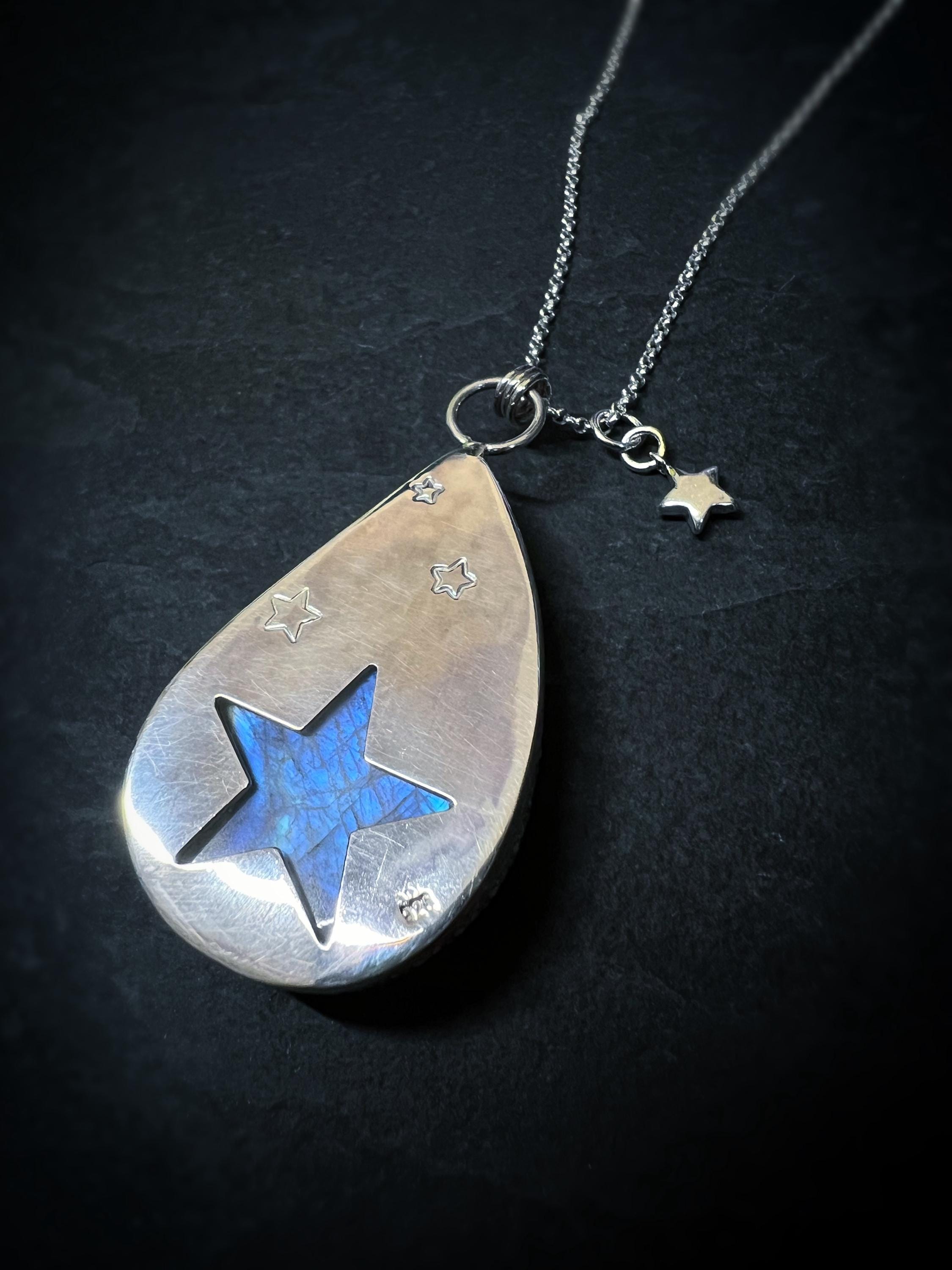 North Star & Moonstone Necklace
