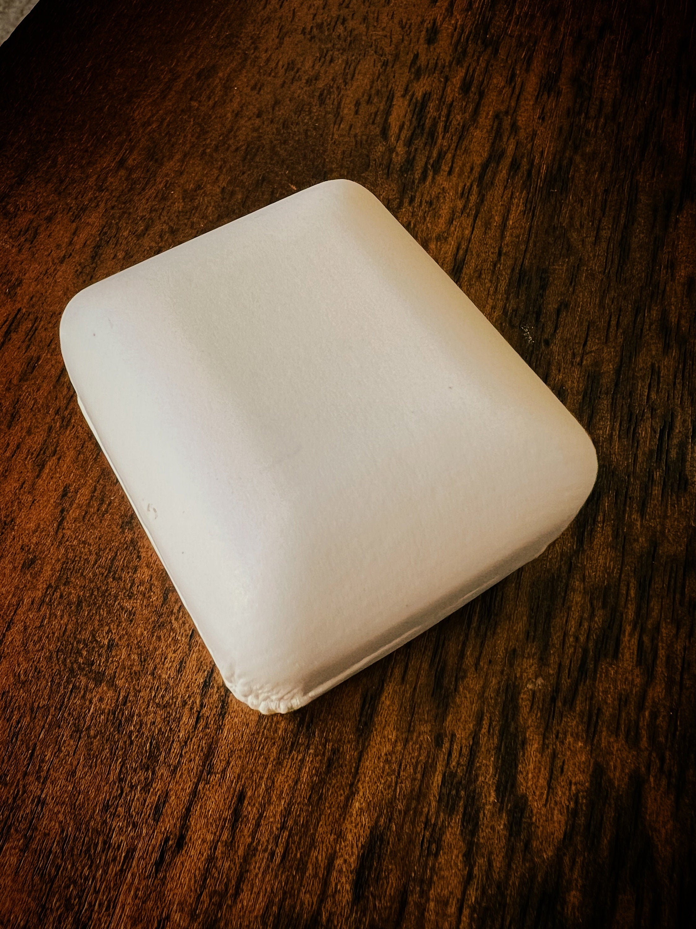 White Leatherette Fancy Ring Box