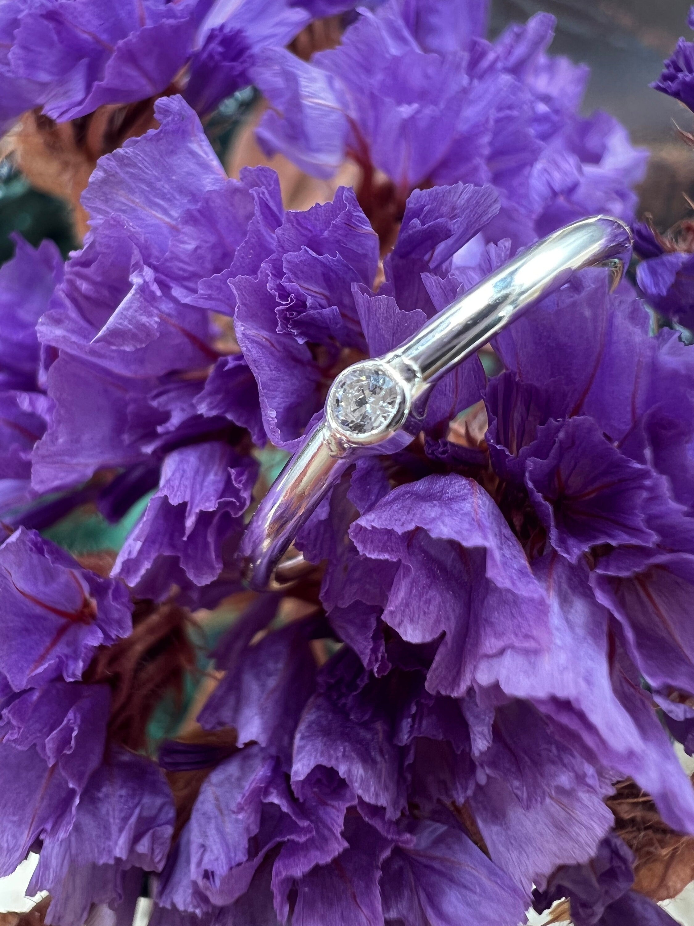 Starlight CZ Stacking Ring