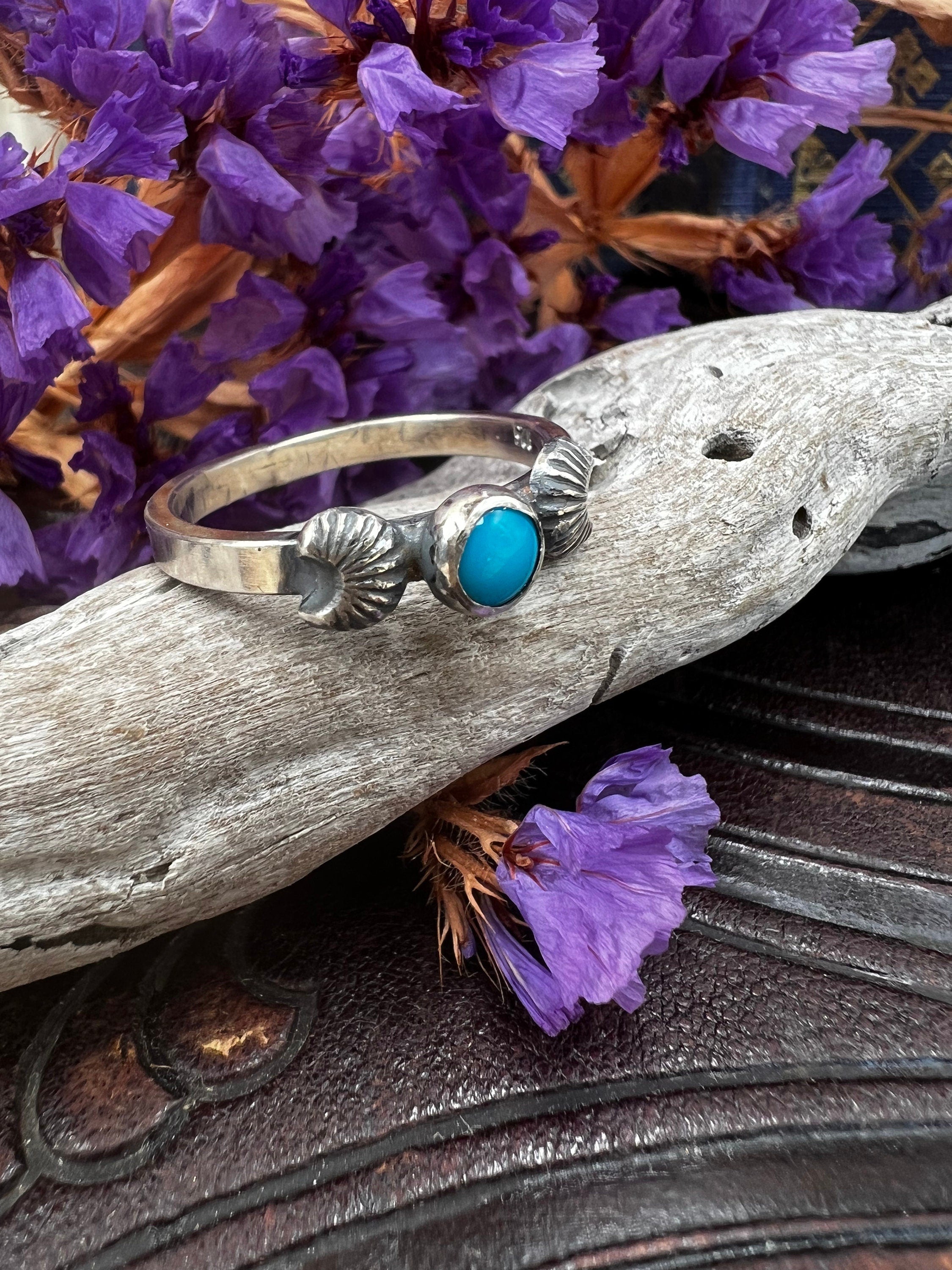 Turquoise Moon Ring