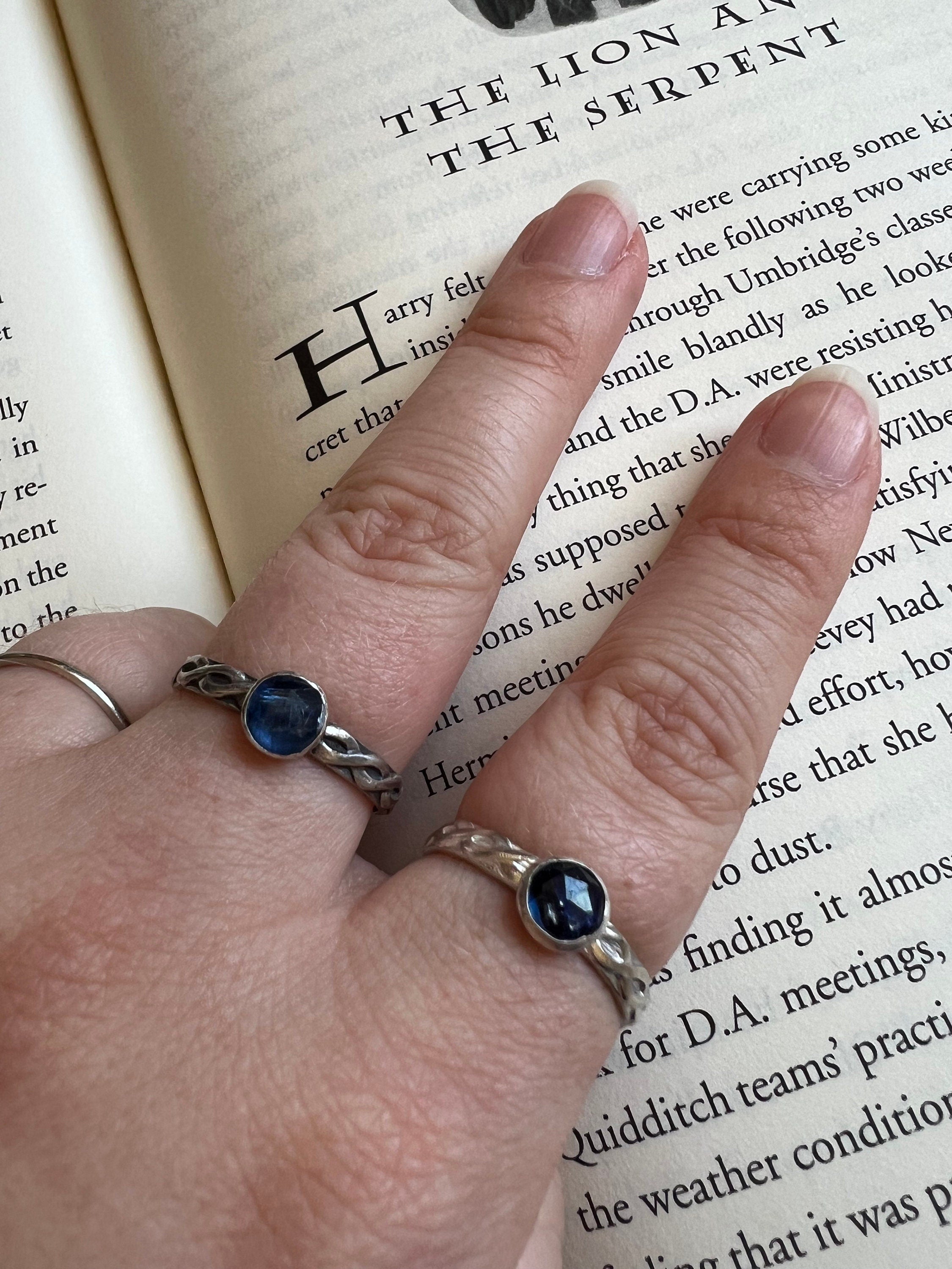 Kyanite Blue Ocean Ring