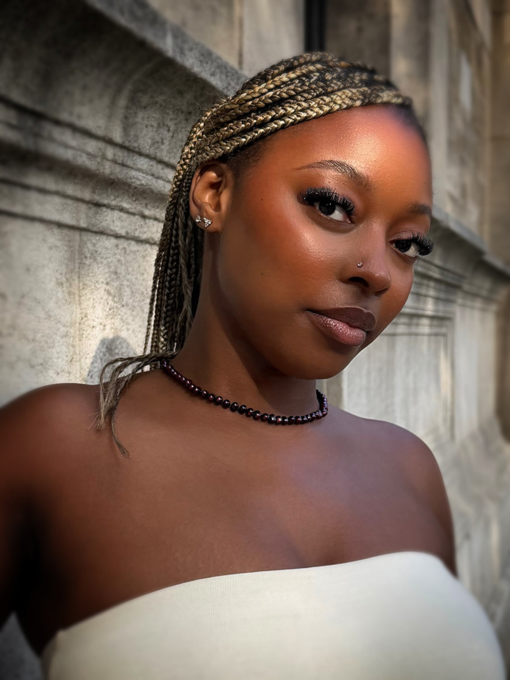 Red Wine Pearl Necklace