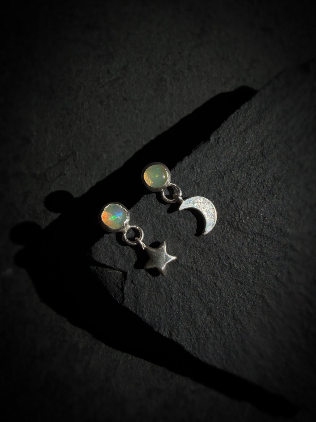 Glimmer Celestial Stud Earrings