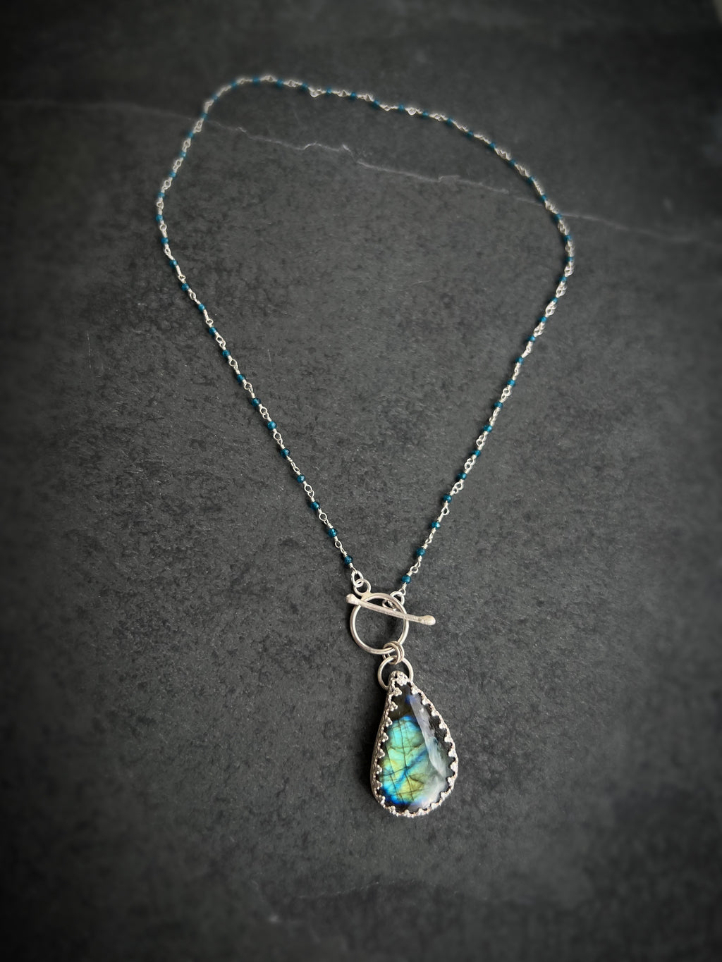 Aurora Radiance Labradorite Necklace