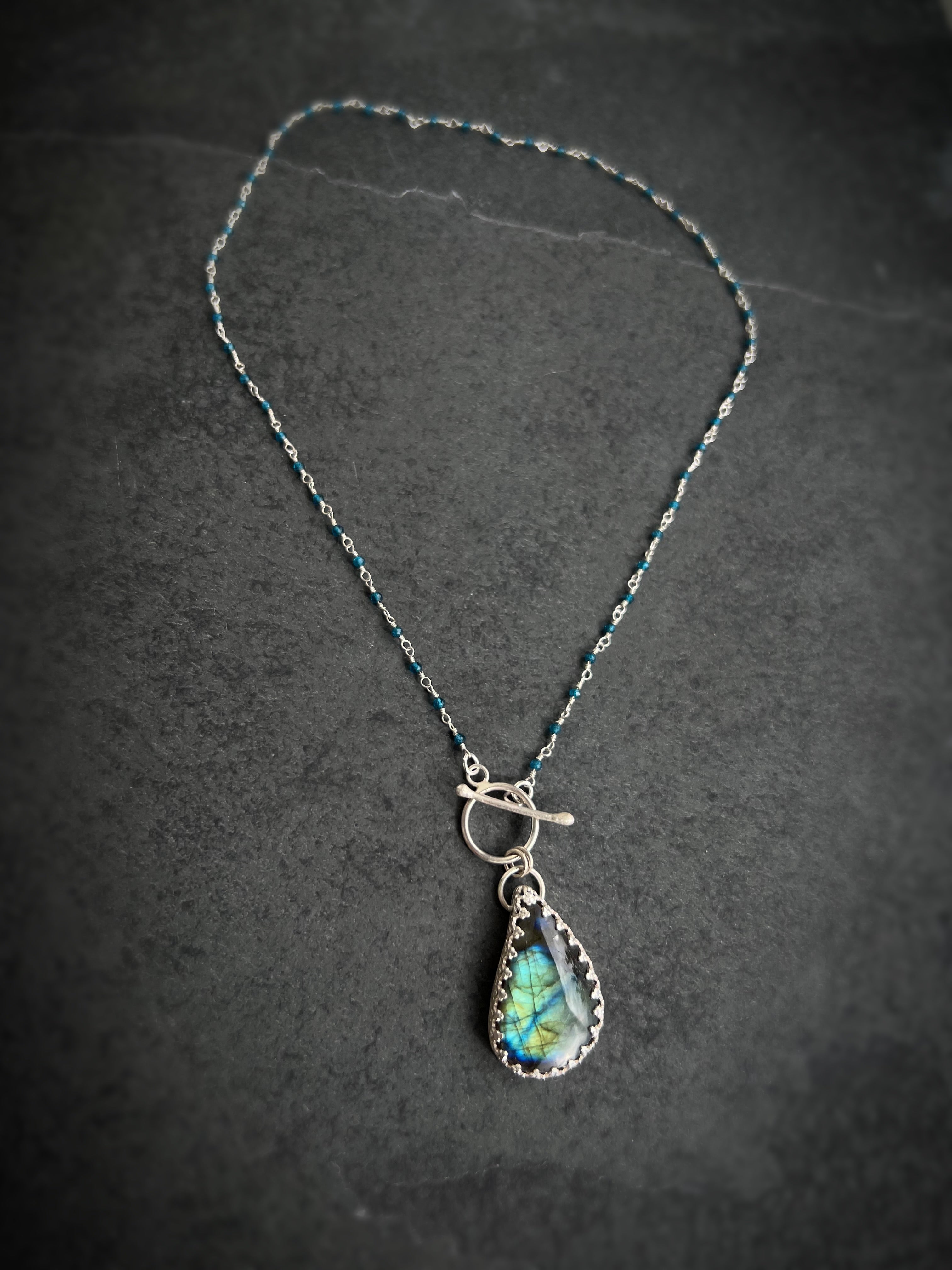 Aurora Radiance Labradorite Necklace