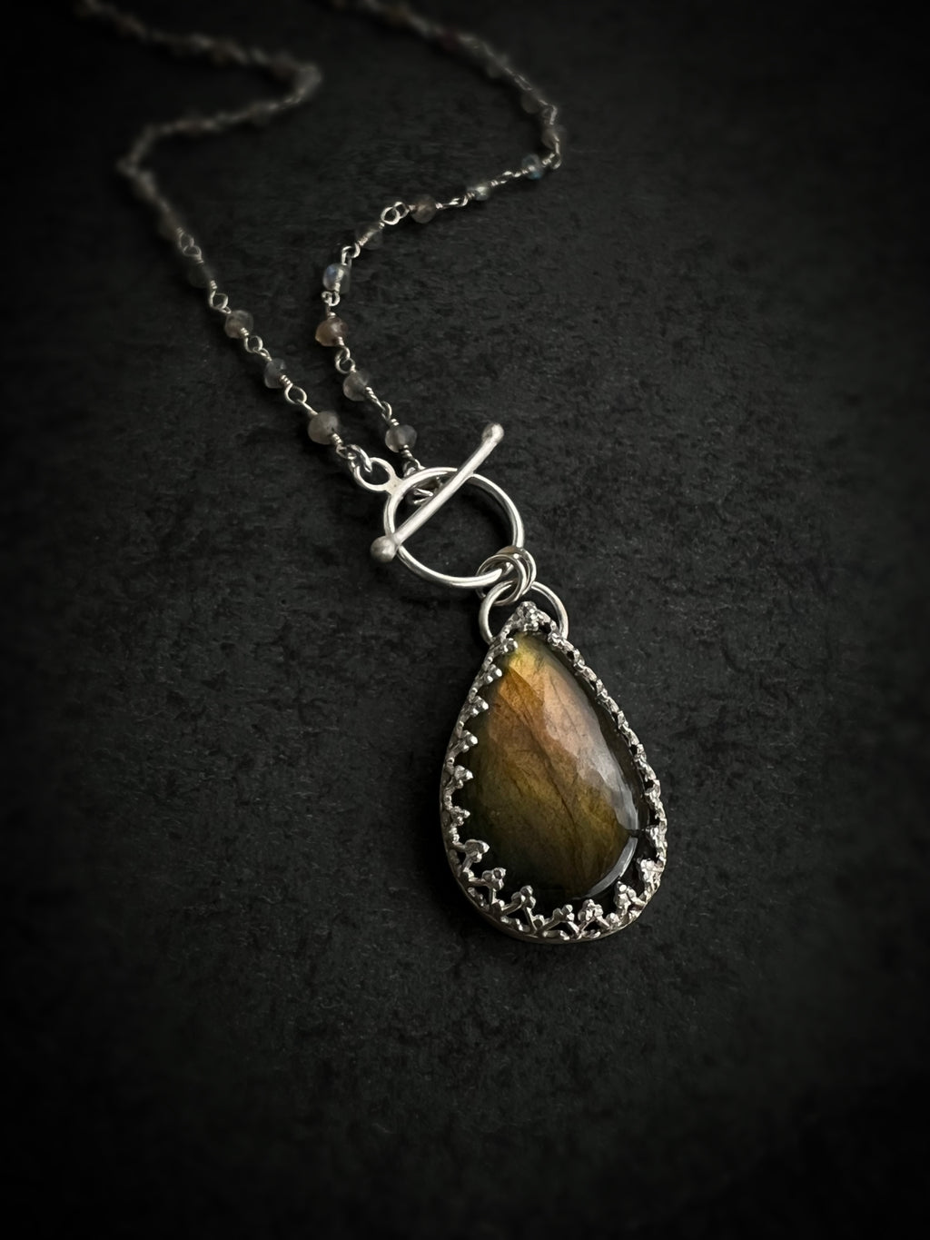 Aurora Radiance Labradorite Necklace