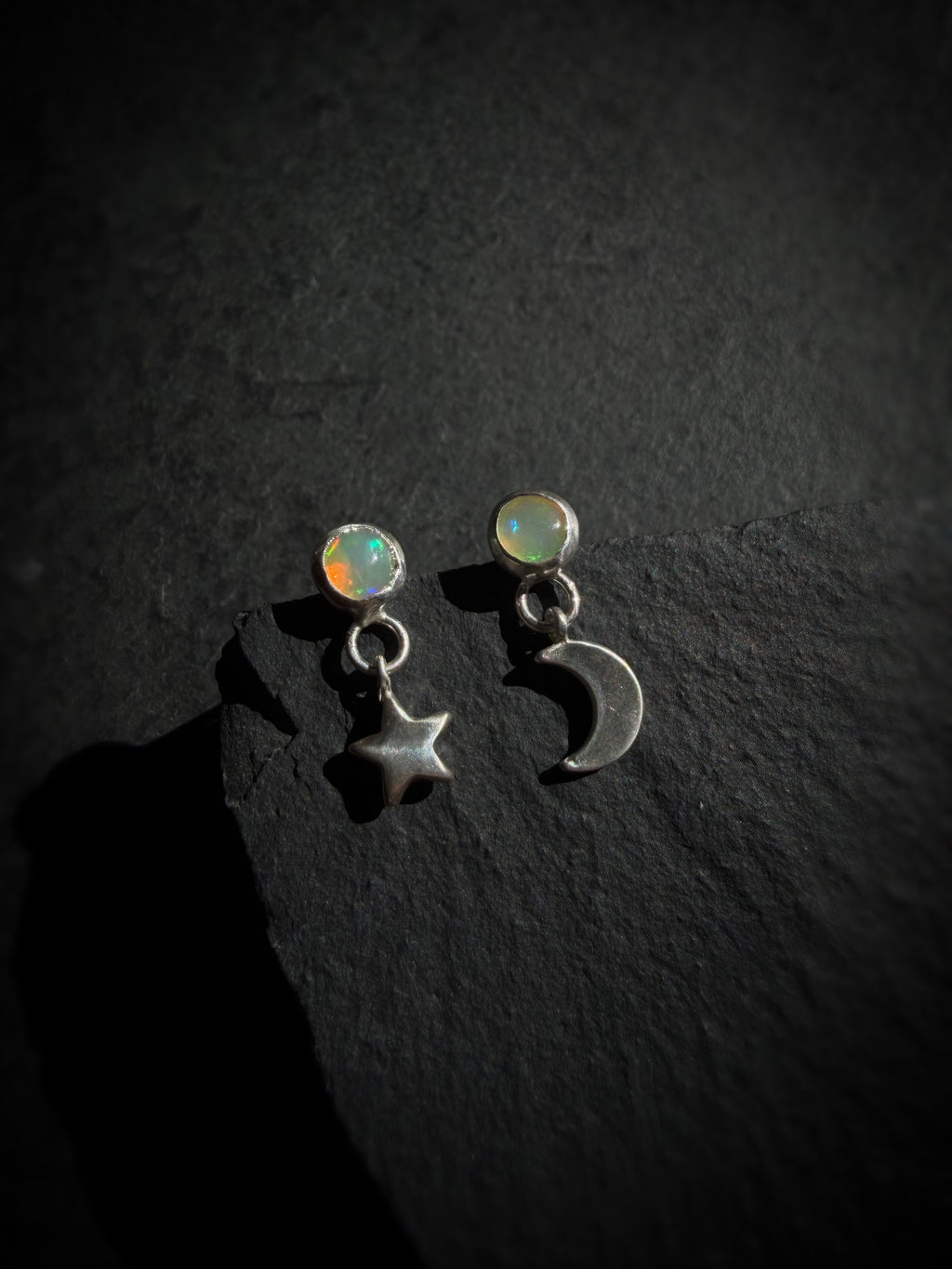 Glimmer Celestial Stud Earrings
