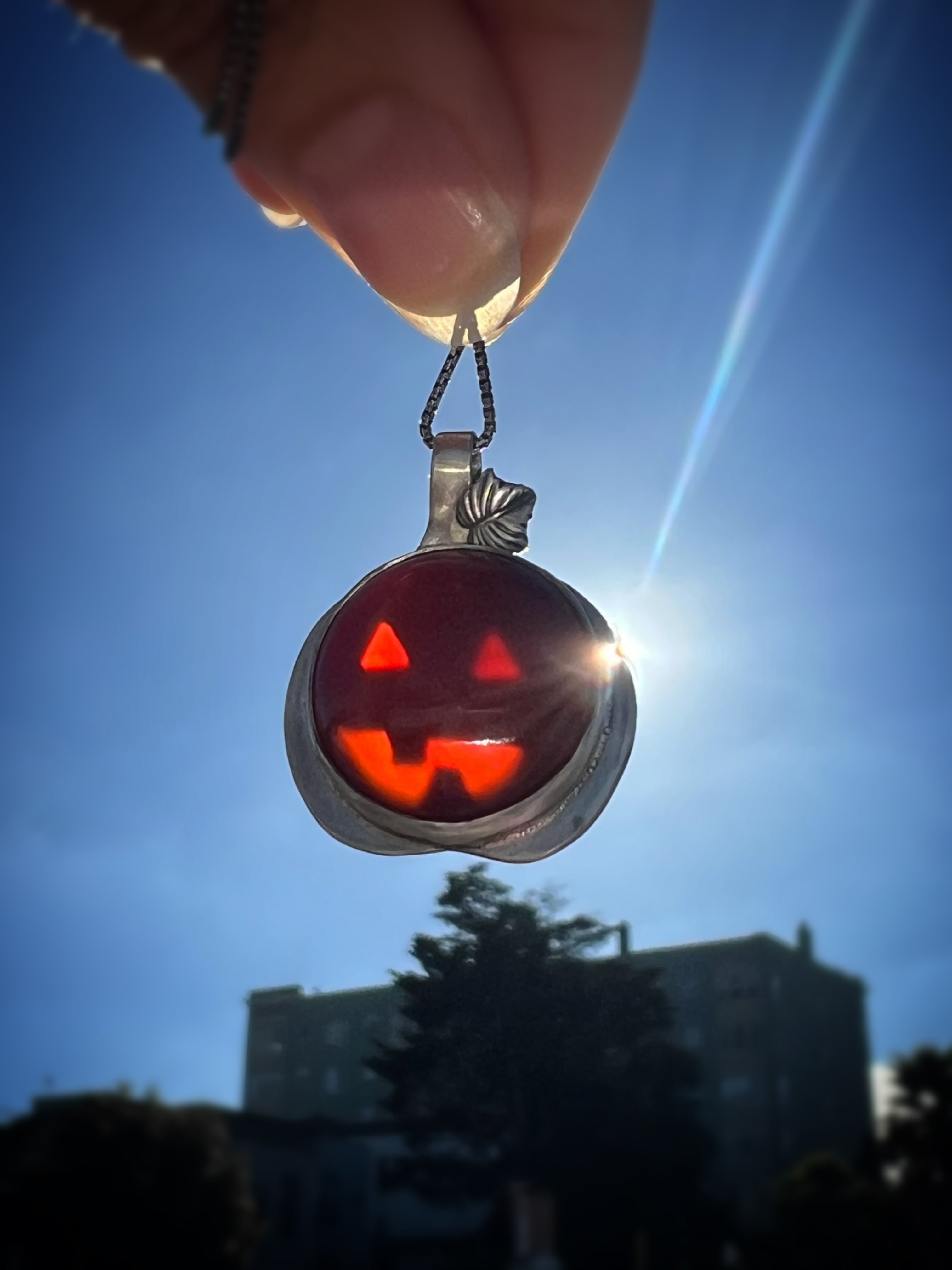 Jack-O-Lantern Necklace