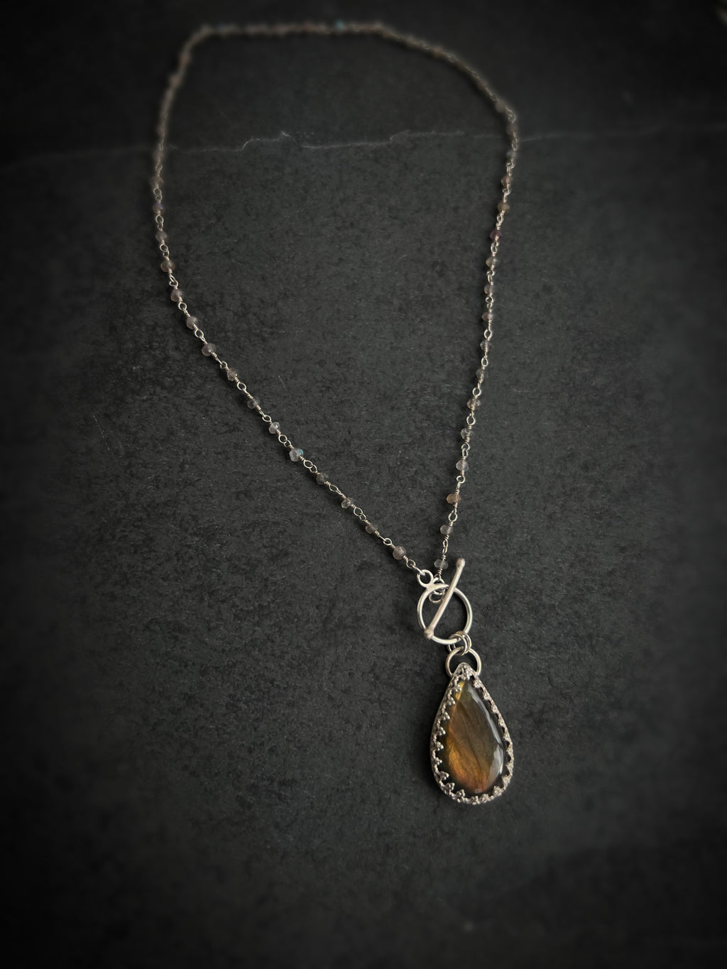 Aurora Radiance Labradorite Necklace
