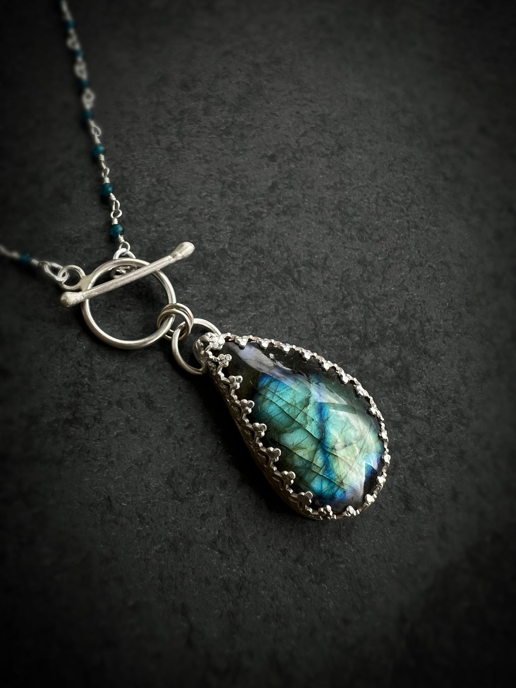 Aurora Radiance Labradorite Necklace