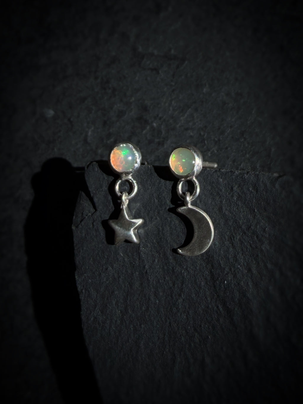 Glimmer Celestial Stud Earrings