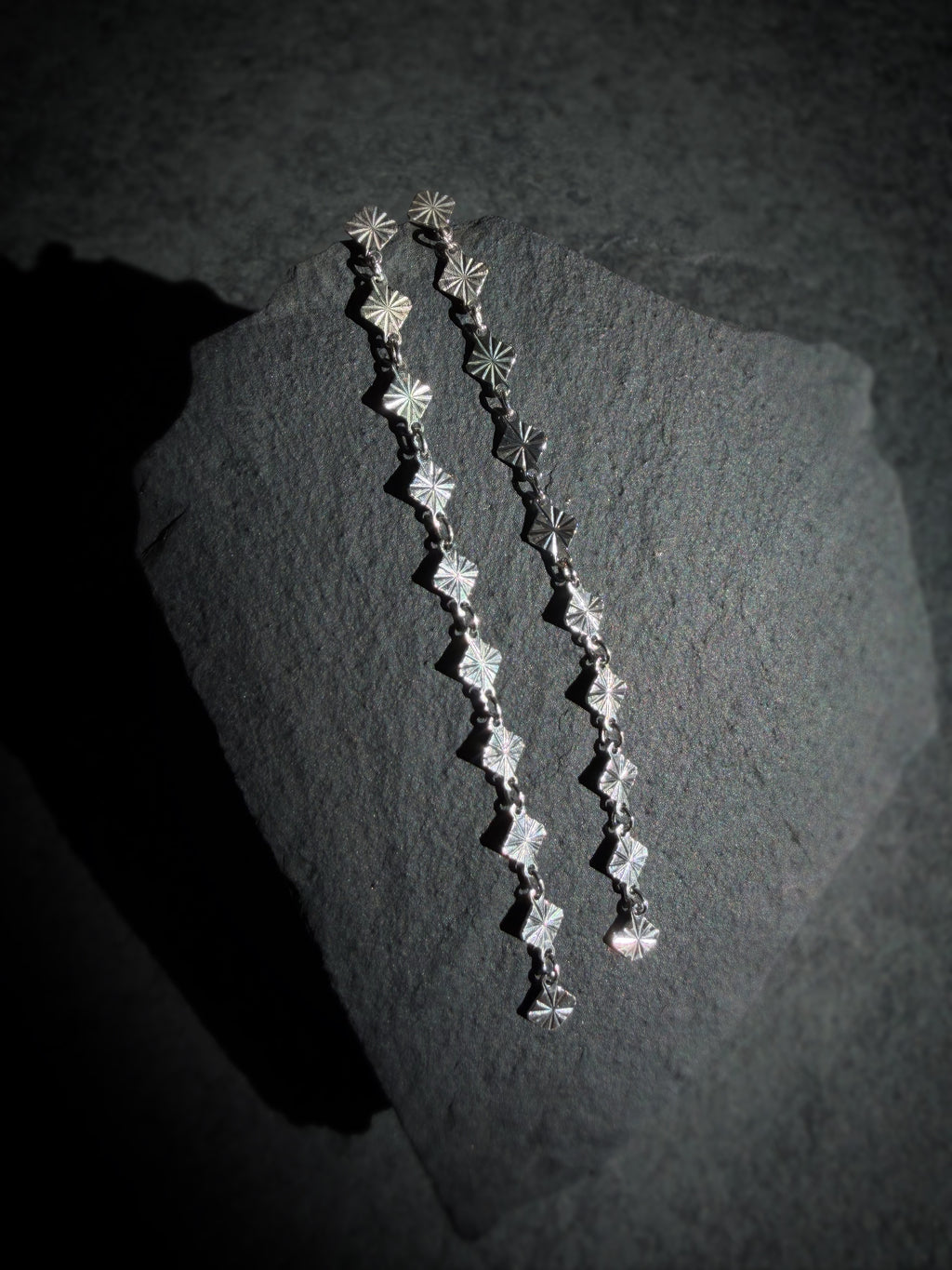 Starlight Chain Dangling Earrings