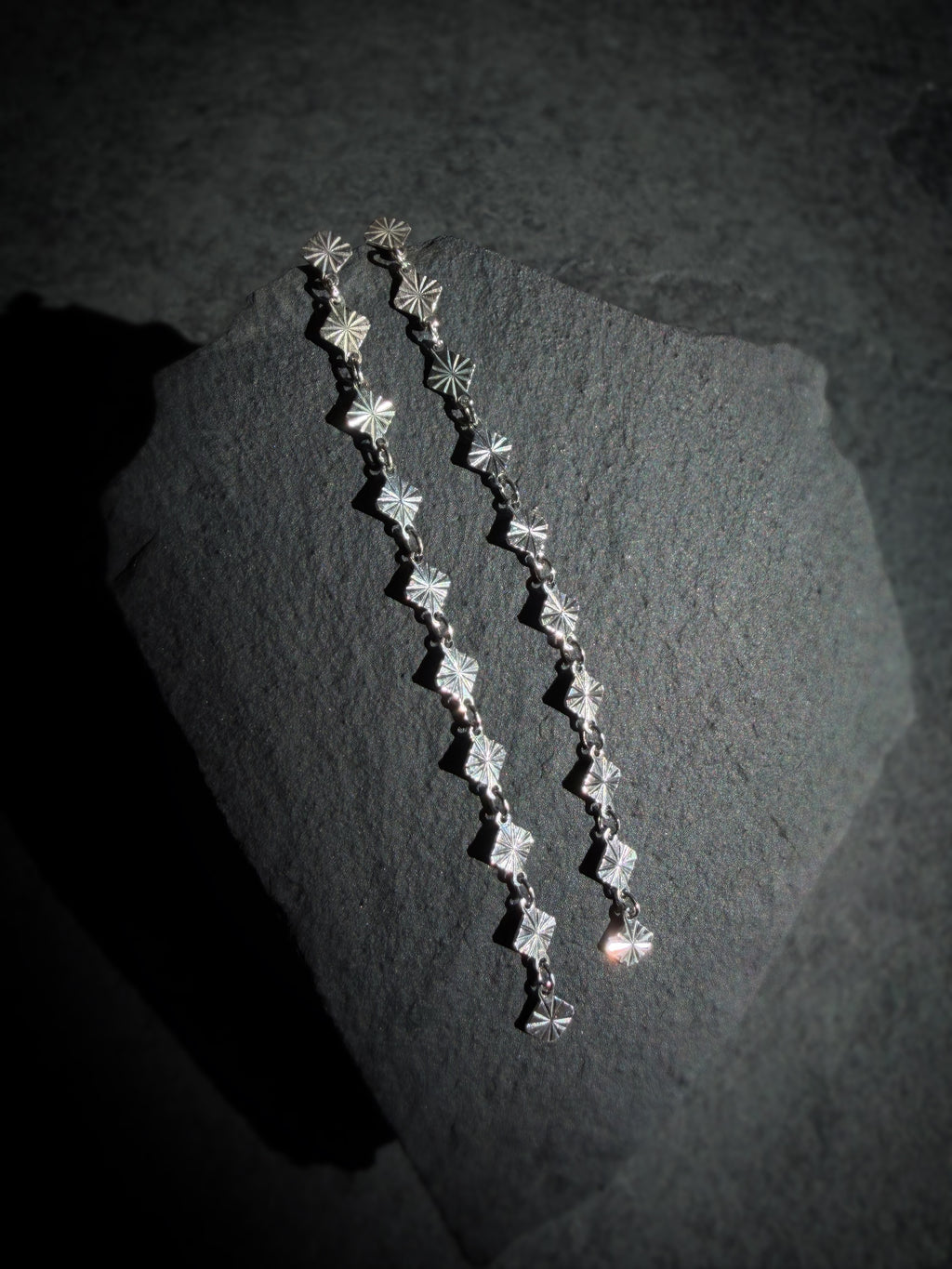 Starlight Chain Dangling Earrings