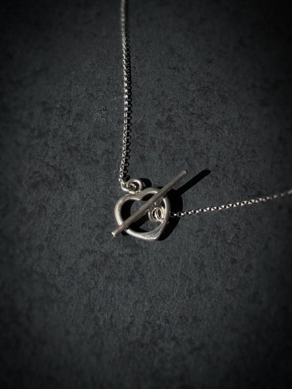 Hidden Heart Choker Necklace