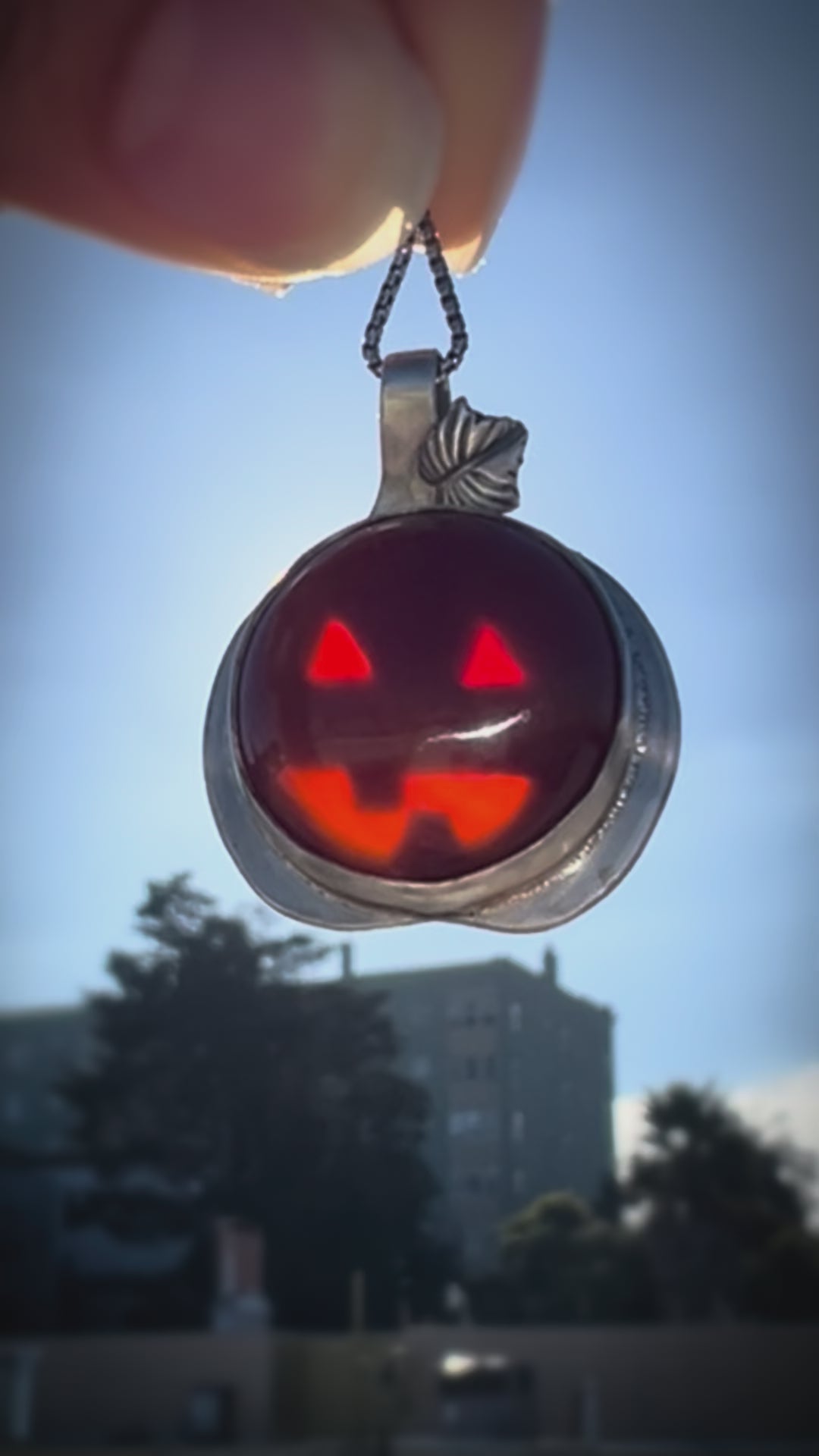 Jack-O-Lantern Necklace