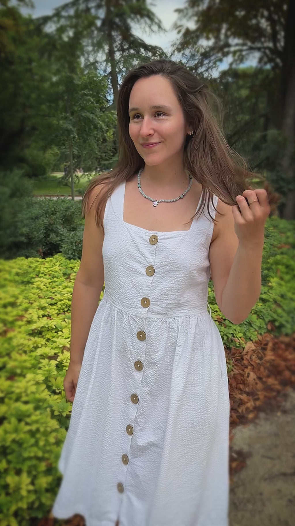 Amazonite, Cat’s Eye, Black Pearl & Baroque Necklace