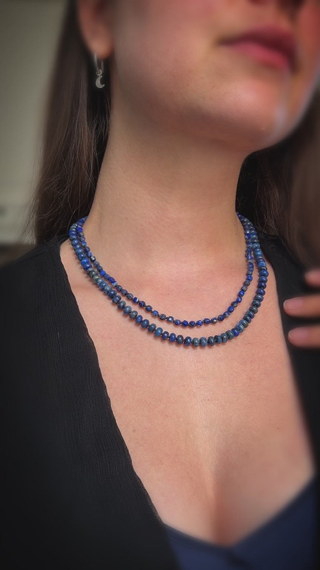 Lapis Lazuli Double Strand Necklace