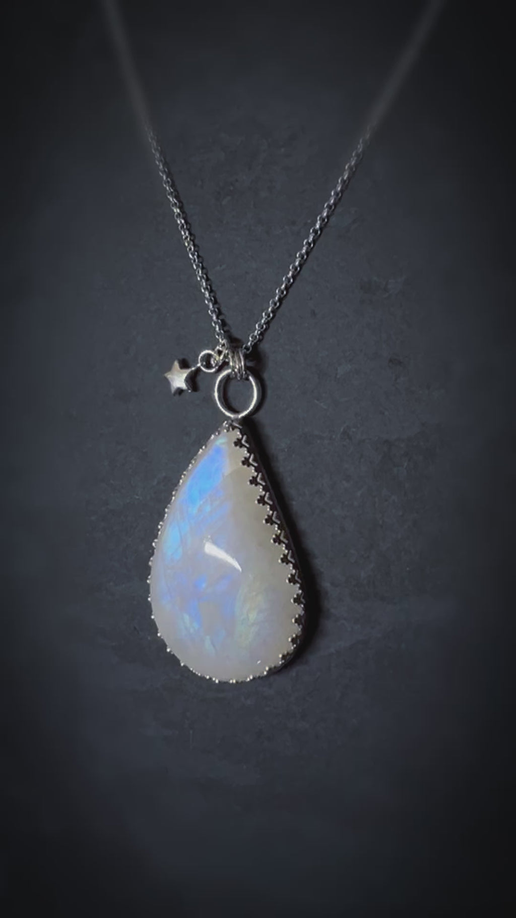 North Star & Moonstone Necklace