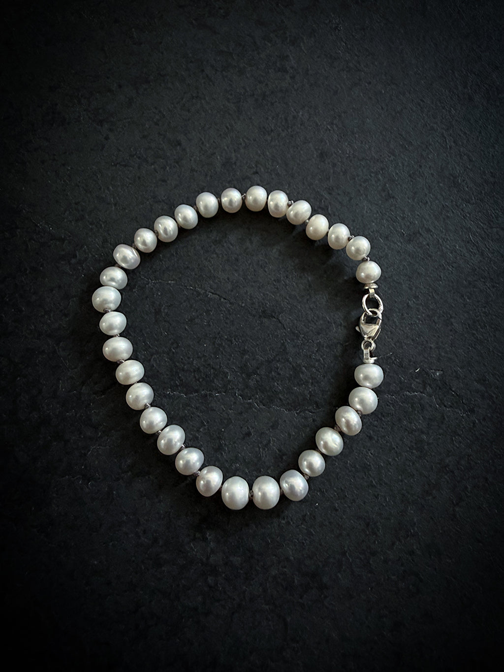 White Pearl Bracelet